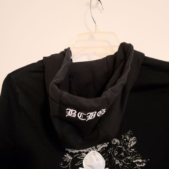 BCBGMAXAZRIA Black Sweater Hoodie - Picture 5 of 6